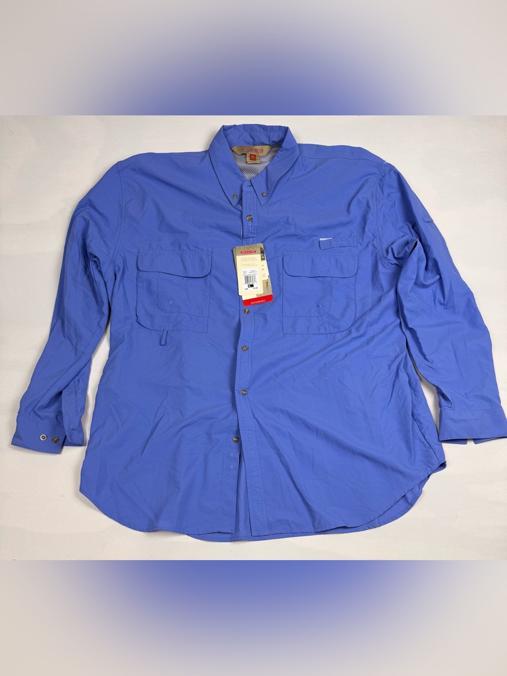 NWT Redington Gasparilla Long Sleeve Button Down Shirt Blue Men’s XL MSRP $55